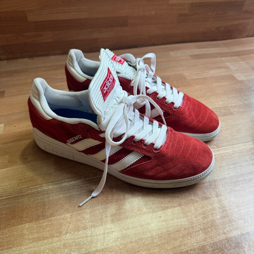 Adidas Busenitz sneakers size 8.5 unisex. Red